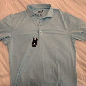 NWT blue Johnnie-O polo Medium